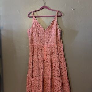 City Chic Rose Lace Midi Dress size 18
